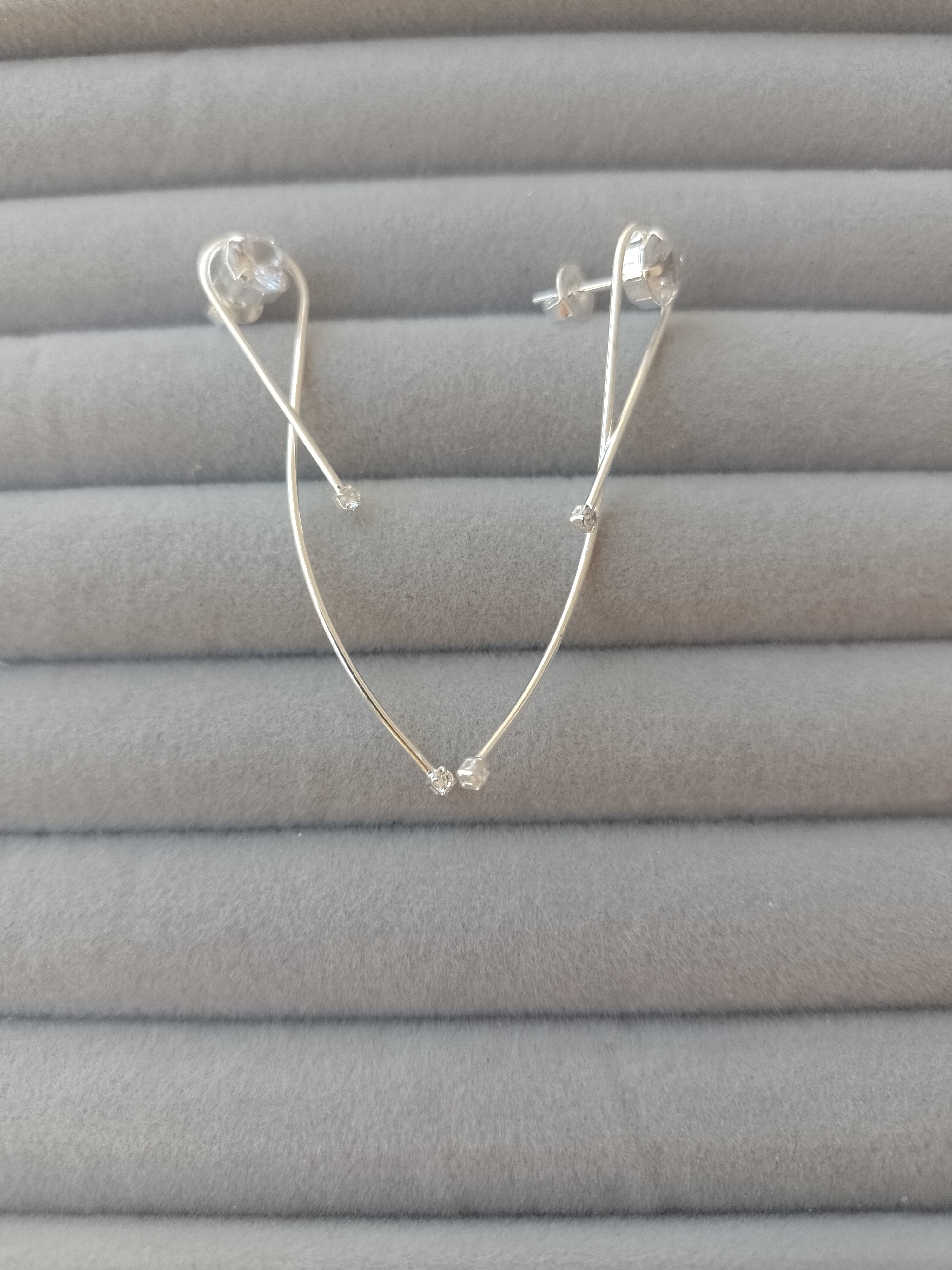 Aro pásante plata laminada